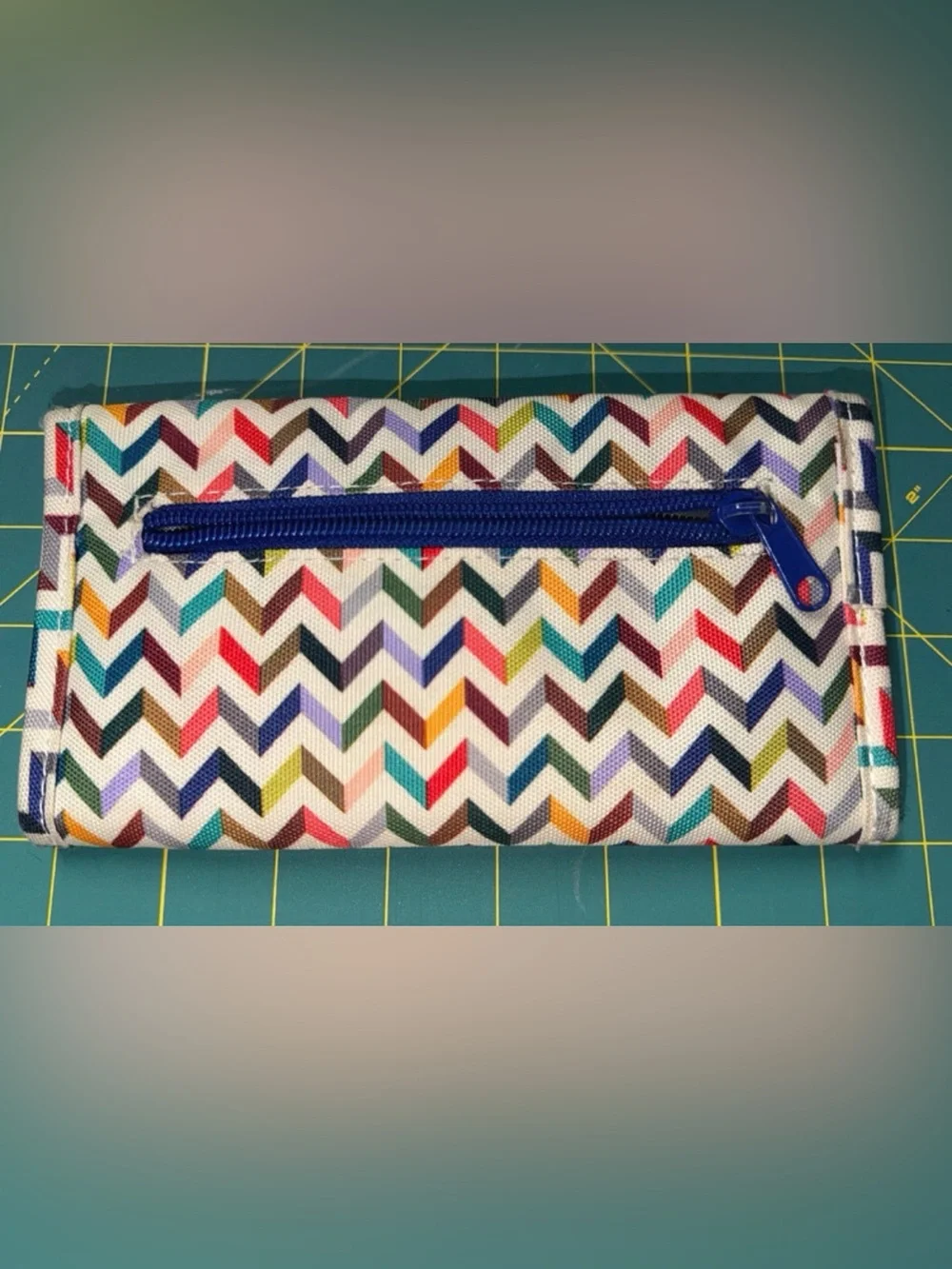 Kavu Yellow and Multicolor Chevron & Aztec Wallet bundle